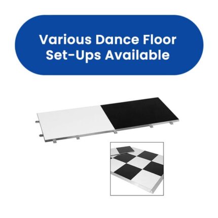 Black & White Dance Floor Set