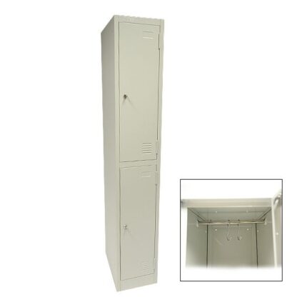 Grey 2 Door Locker