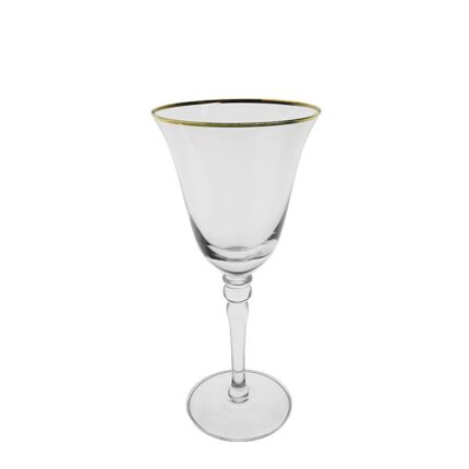 Gold Rim Wine Glass 7oz