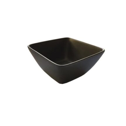 Square Matt Black Tasting Bowl