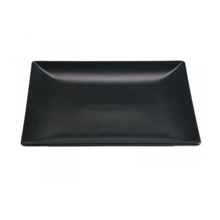 Square Black Dinner Plate