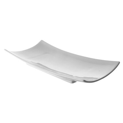 Fine Dining Curved Rectangular Plate 265mm x 125mm