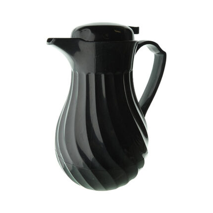 Black Swirl Jug Flask