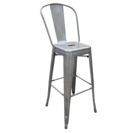 Tolix Stool With Back