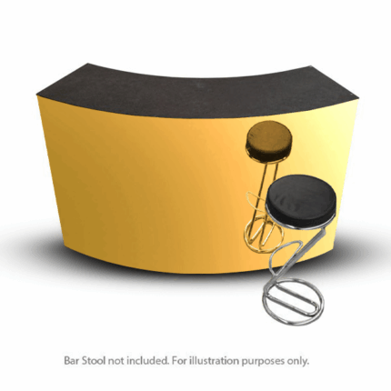 Curved Gold Starlight Bar Unit