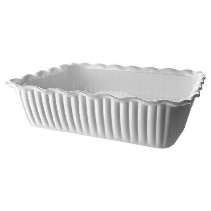 Large White Melamine Serving Dish