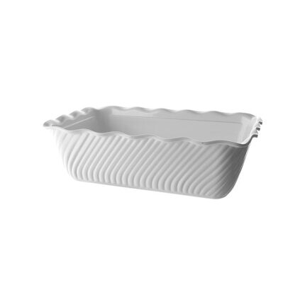Medium White Melamine Serving Dish