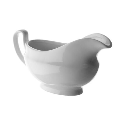 Plain White Gravy Boat 13oz
