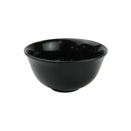 Gloss Black Rice Bowl