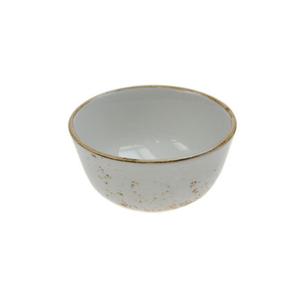 Speckled White Tasting Bowl